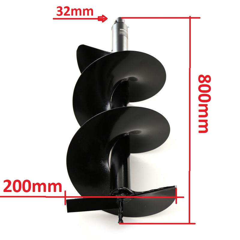 Zemný vrták 200x800mm