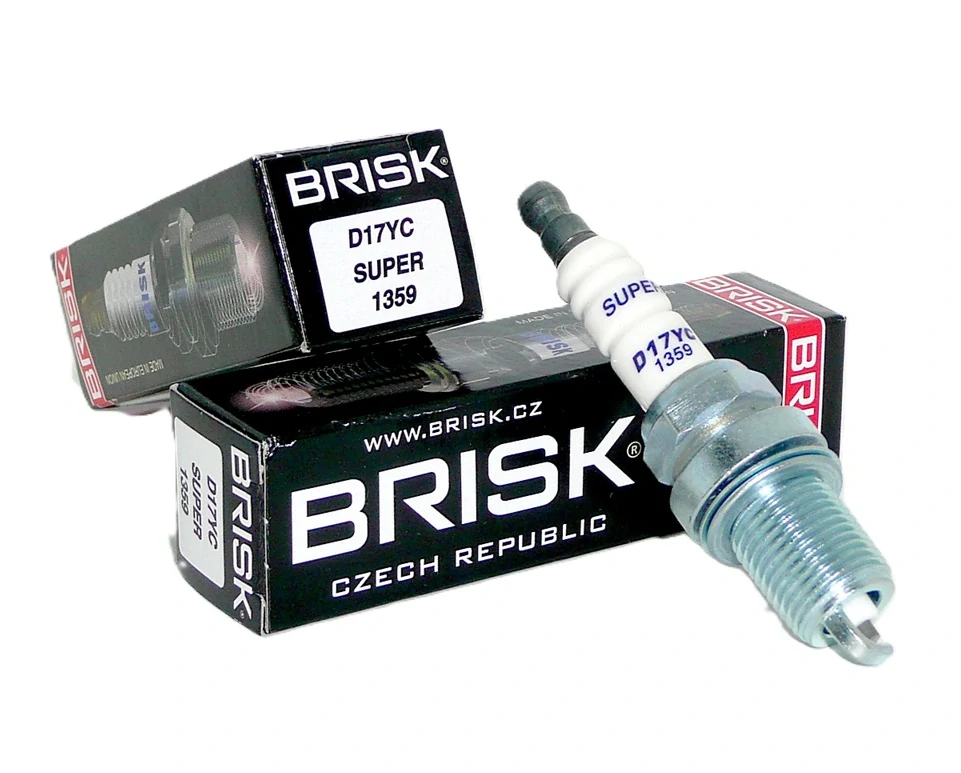 Zapalovacia sviečka BRISK D17YC SUPER kľuč 16mm