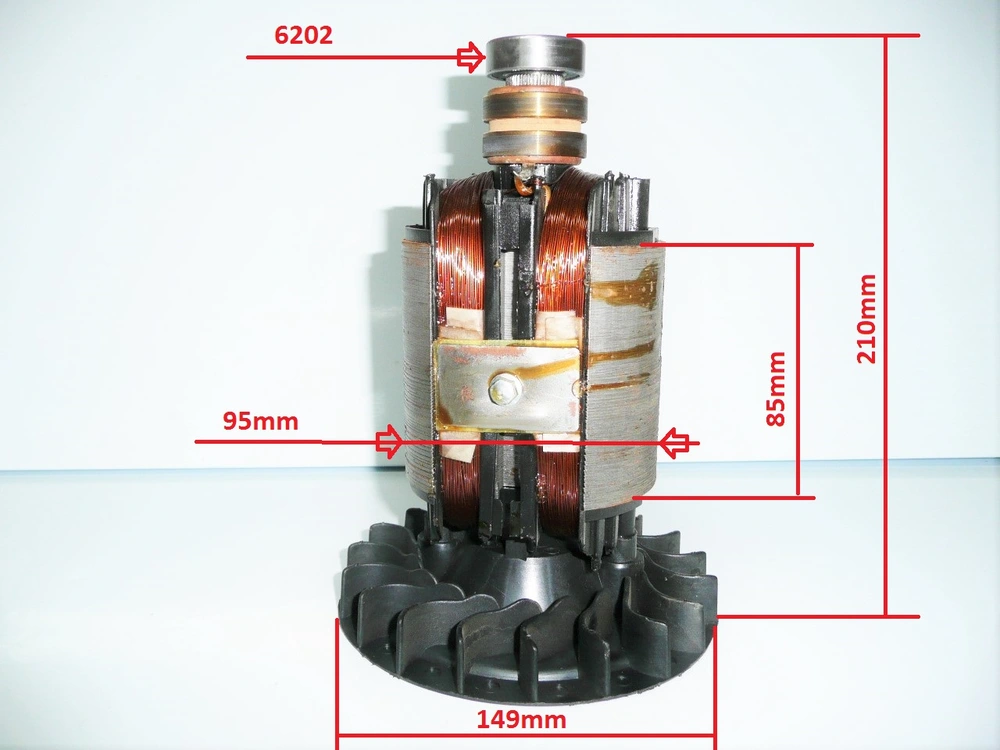 Rotor generatora (jadro85mm)