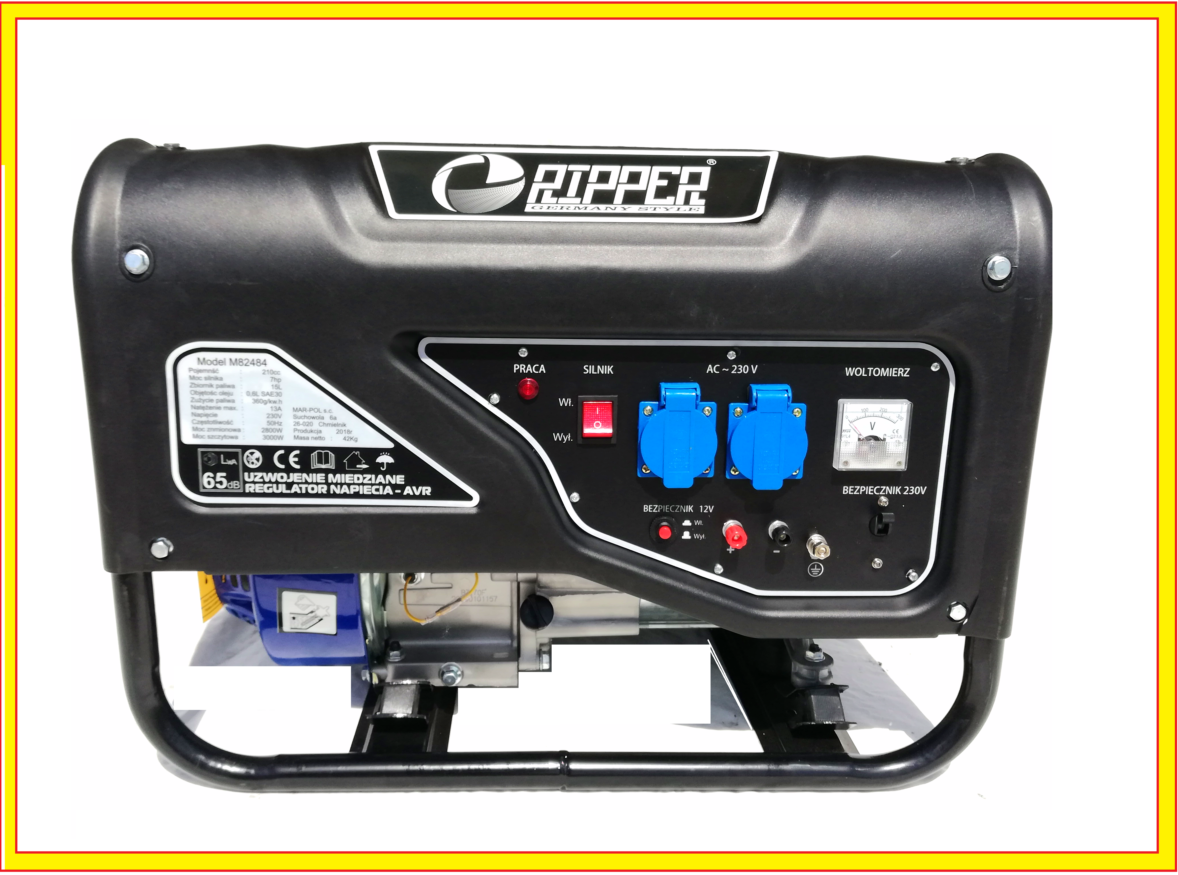 Elektrocentrála jednofázová RIPPER 2700W