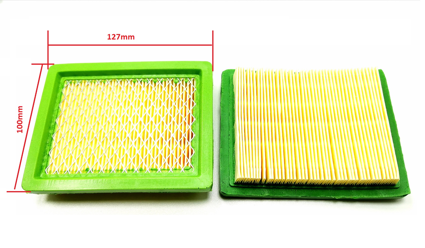 Vzduchový filter pre Činské kosačky 100x127x26mm