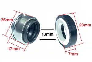 Keramické tesnenie pre vodne čerpadla 13mm hriadeľ