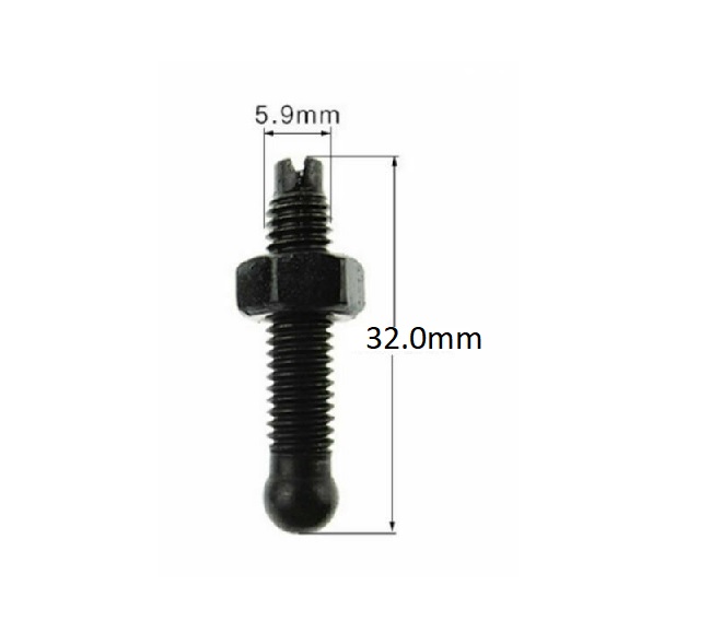 Nastavovacia skrutka ventilov pre Dieselový motor 32mm