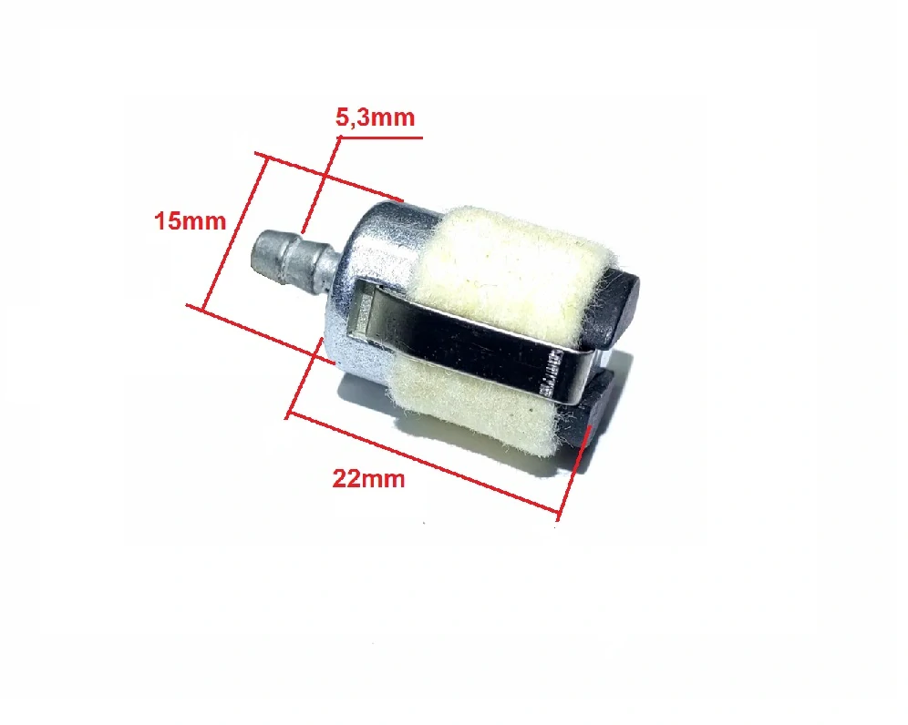 Palivový filter HECHT 133 134 135 Walbro mini 15x22mm