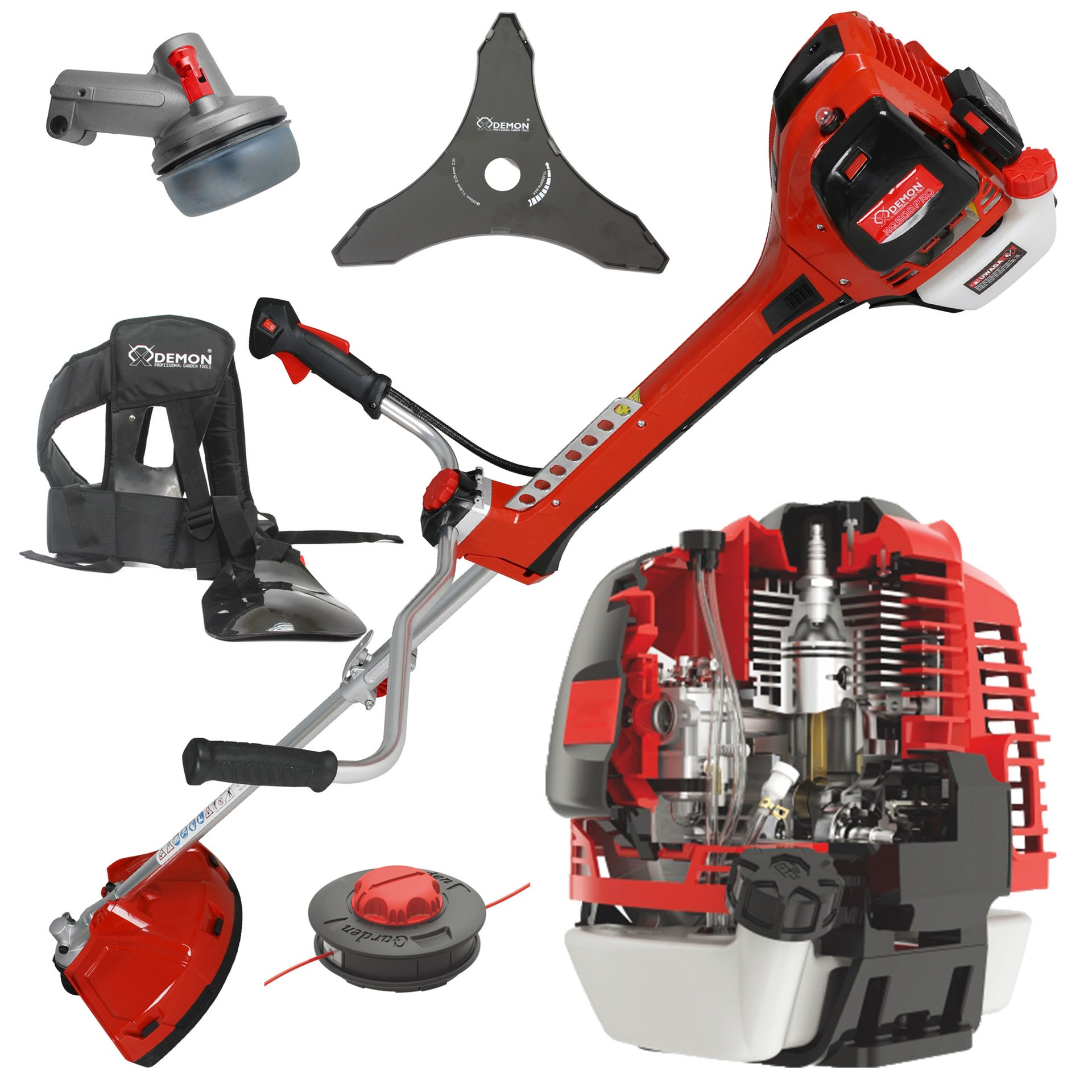 Krovinorez DEMON RQ508 PRO 2,6HP