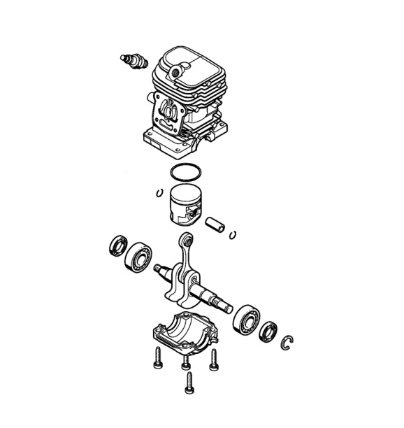 Komplet motor STIHL MS 170 170C 2Mix originál