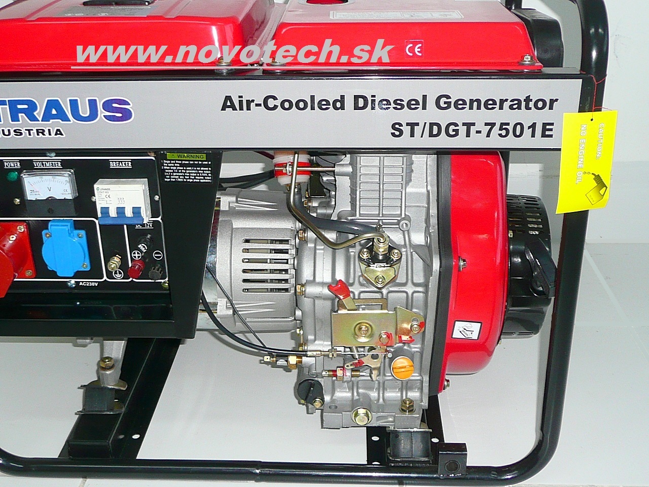Diesel generator 7,5kW 3fázový el. štart/ručny