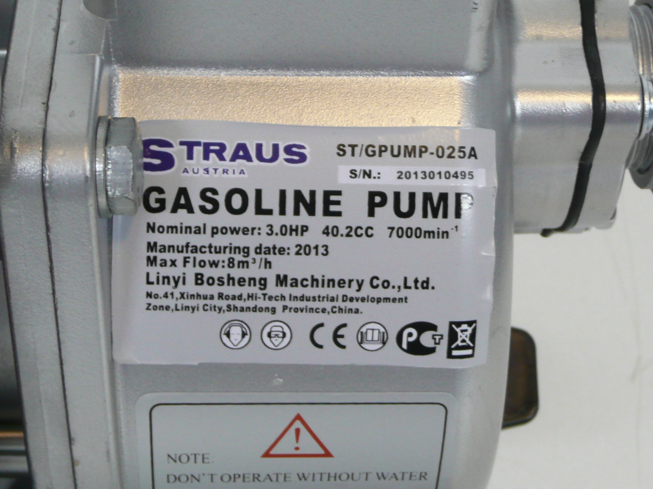 Vodné čerpadlo 1,9HP 1" 2takt