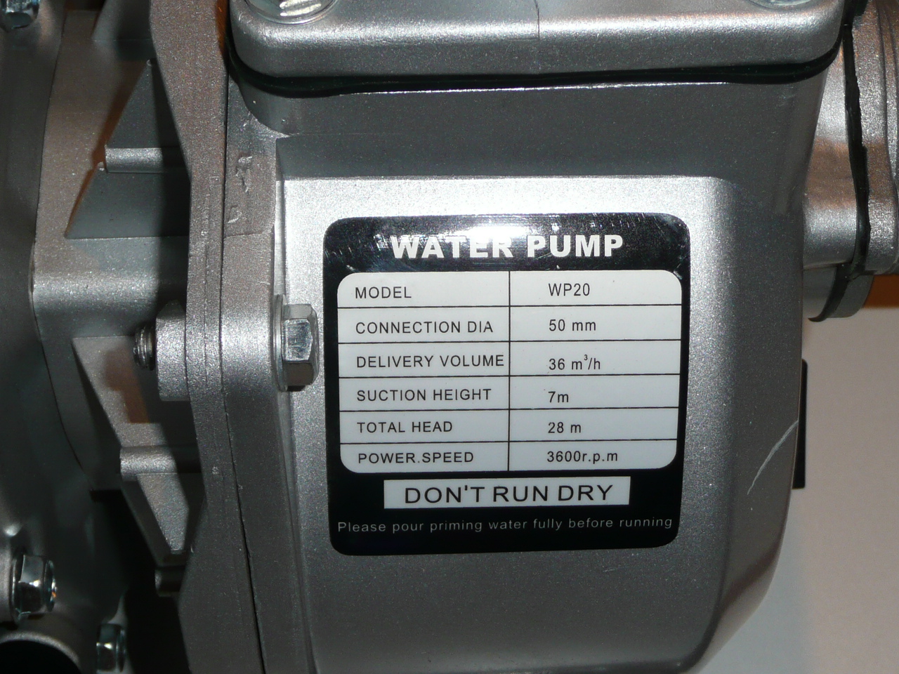 Vodné čerpadlo 6,5 HP 2" (50mm)